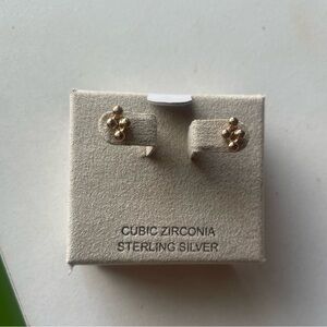 Gold Stacked Ball Earrings